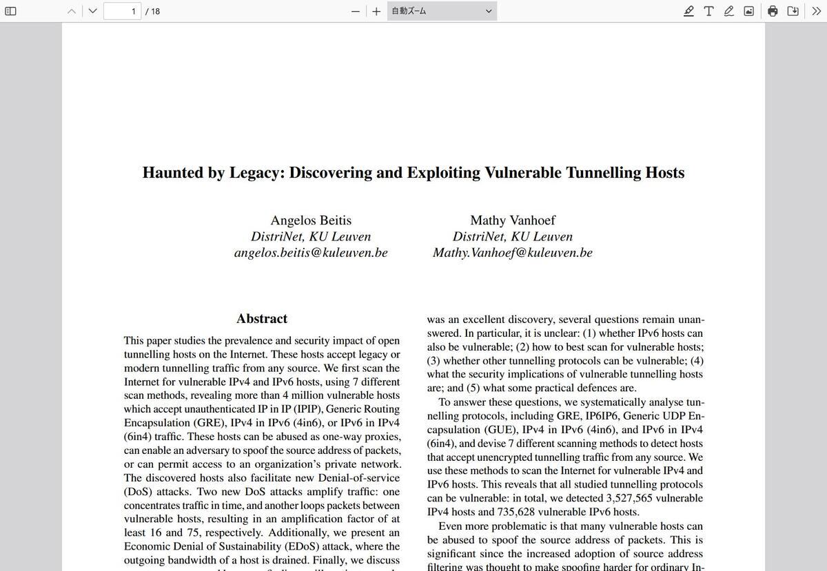 Haunted by Legacy: Discovering and Exploiting Vulnerable Tunnelling Hosts