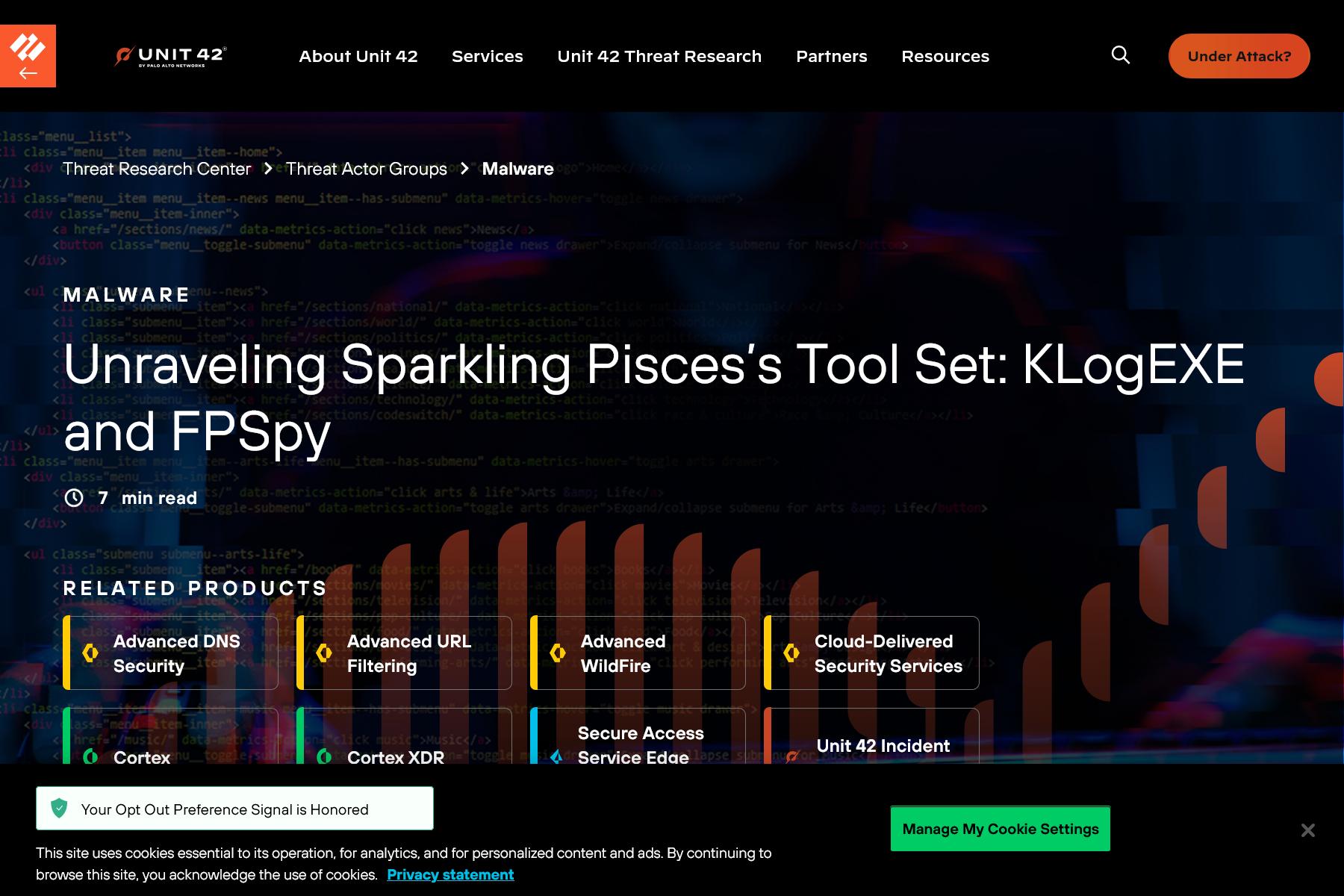 Unraveling Sparkling Pisces’s Tool Set: KLogEXE and FPSpy