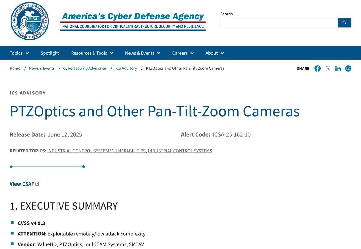 PTZOptics and Other Pan-Tilt-Zoom Cameras｜CISA
