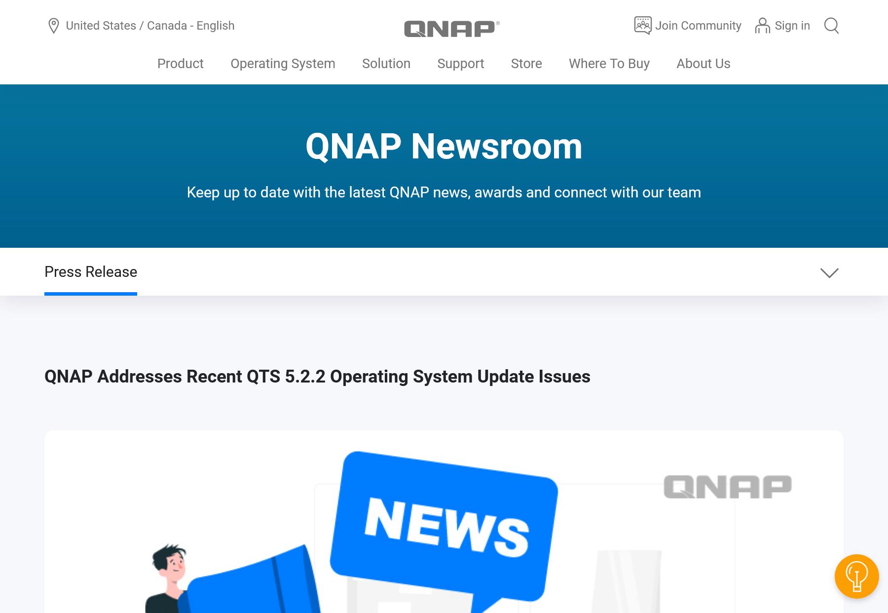 QNAP Addresses Recent QTS 5.2.2 Operating System Update Issues｜QNAP (US)