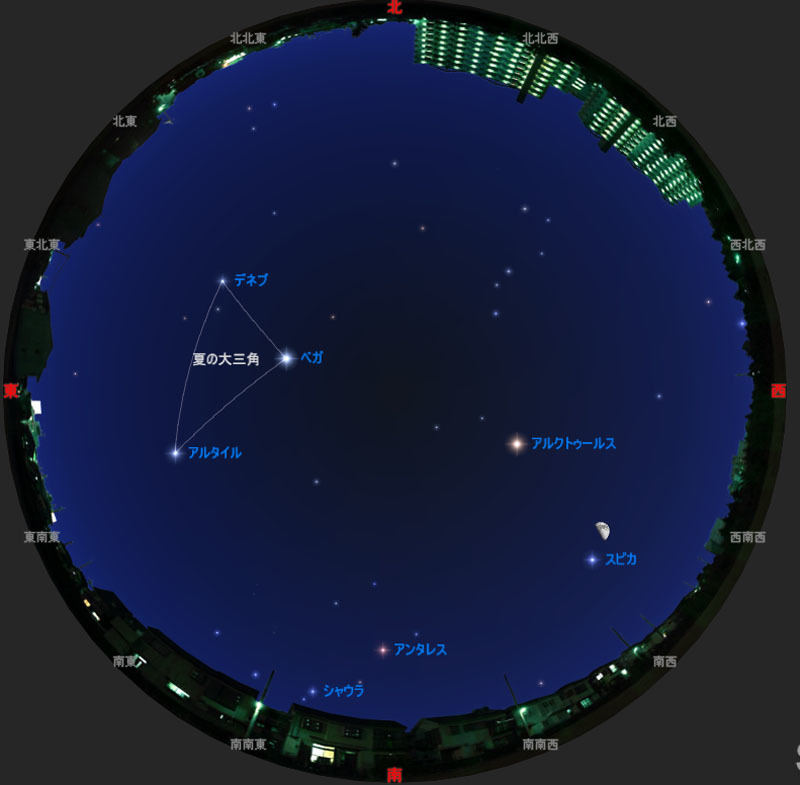 7月7日の東京の夜9時