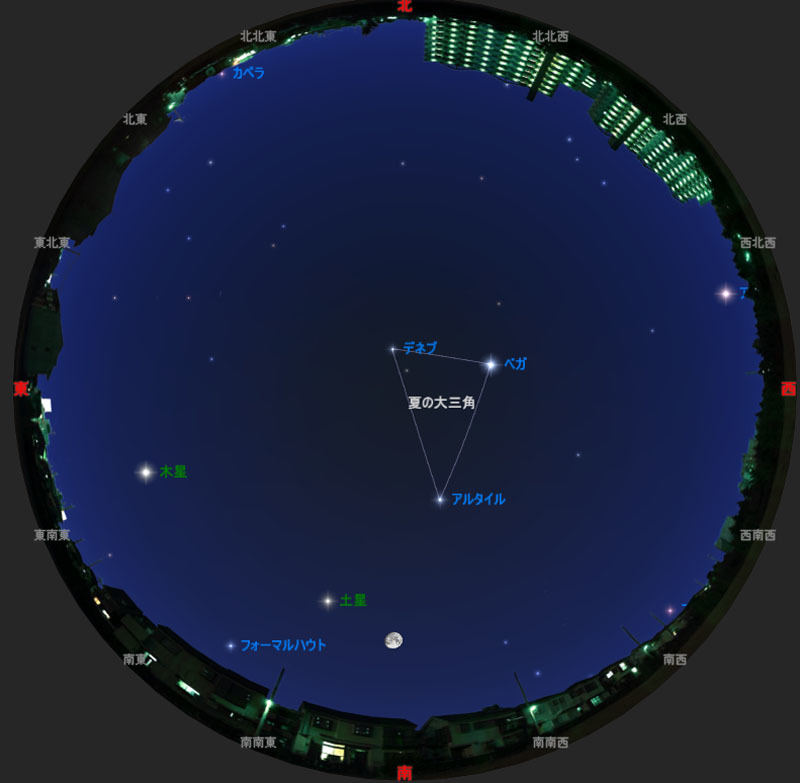 9月7日の夜9時の様子