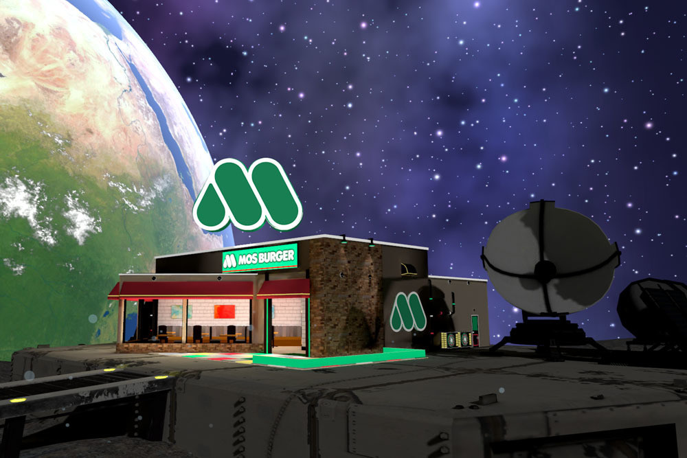近未来テクノロジー見聞録 第196回 メタバース上の月面店舗「モスバーガー ON THE MOON」がオープン！