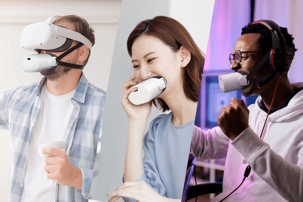 装着して話すことで音漏れを減少させる防音Bluetoothマスク「mutalk」