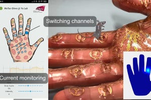 近未来テクノロジー見聞録 第307回 未来感たっぷり！　手のひらに貼り付ける皮膚のようなVR触覚デバイスとは？