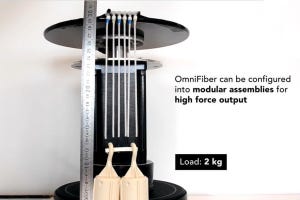 近未来テクノロジー見聞録 第69回 伸縮、曲げなどが自在にできる人工筋繊維がコンセプトのOmniFiberとは？