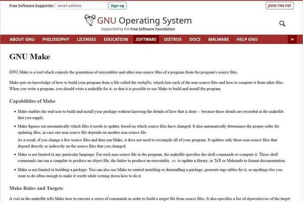 Make - GNU Project - Free Software Foundation