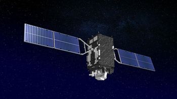 みちびき(準天頂軌道衛星)　資料：内閣府