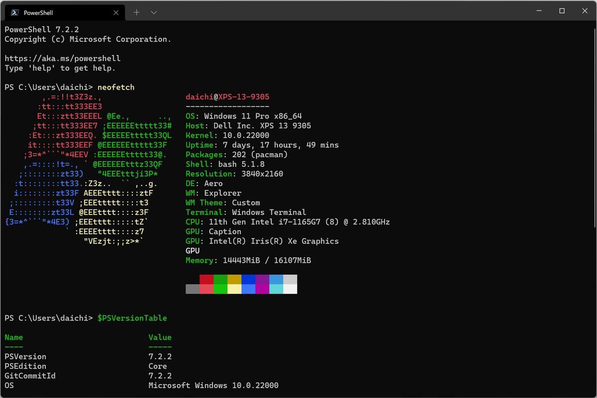 PowerShell 7.2.2
