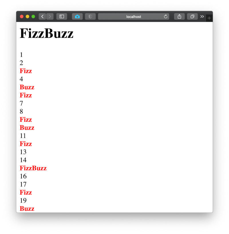 FizzBuzzサーバーを作ってみたところ