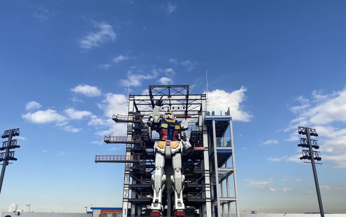 せっかく横浜に泊まったので完成したばかりの動くガンダムを見てきた