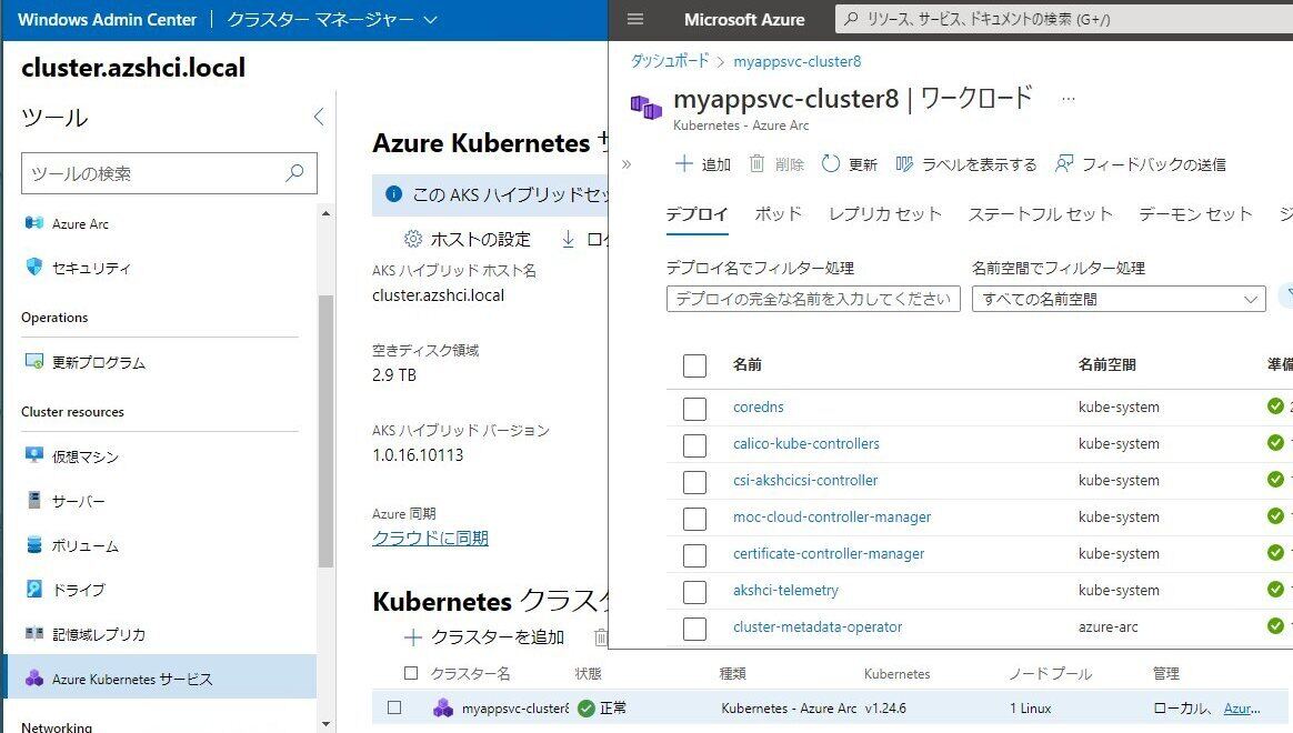 オンプレミスのAzure Stack HCIまたはWindows Serverフェールオーバークラスター上に簡単に導入できるAKSハイブリッド