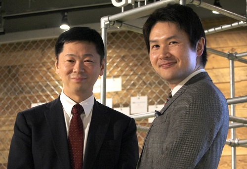 サーバーワークス 大石良氏(左)とSlack Japan 溝口宗太郎氏(右)