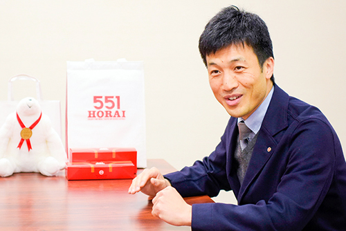 蓬莱 人事課長の竹村 基氏