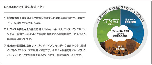 NetSuiteで可能になること