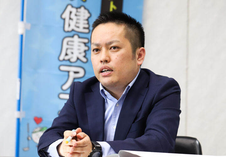 （写真）NTTデータ関西 ヘルステック事業部 第一ソリューション担当 課長代理 尾本陽平氏