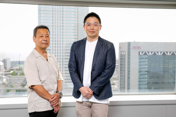 左から、株式会社イオン銀行  吉川氏　田中氏
