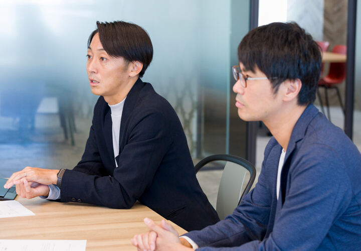 （写真）渡邊氏と矢崎氏