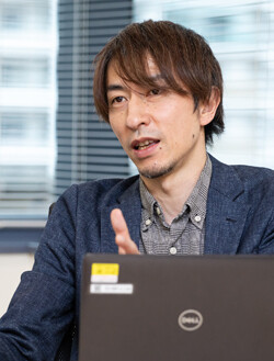 （写真）ユニアデックス株式会社　DXシステム改革推進部　部長　高畑 浩史 氏
