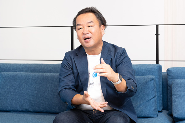 （写真）mitoco AIについて語る山田誠氏