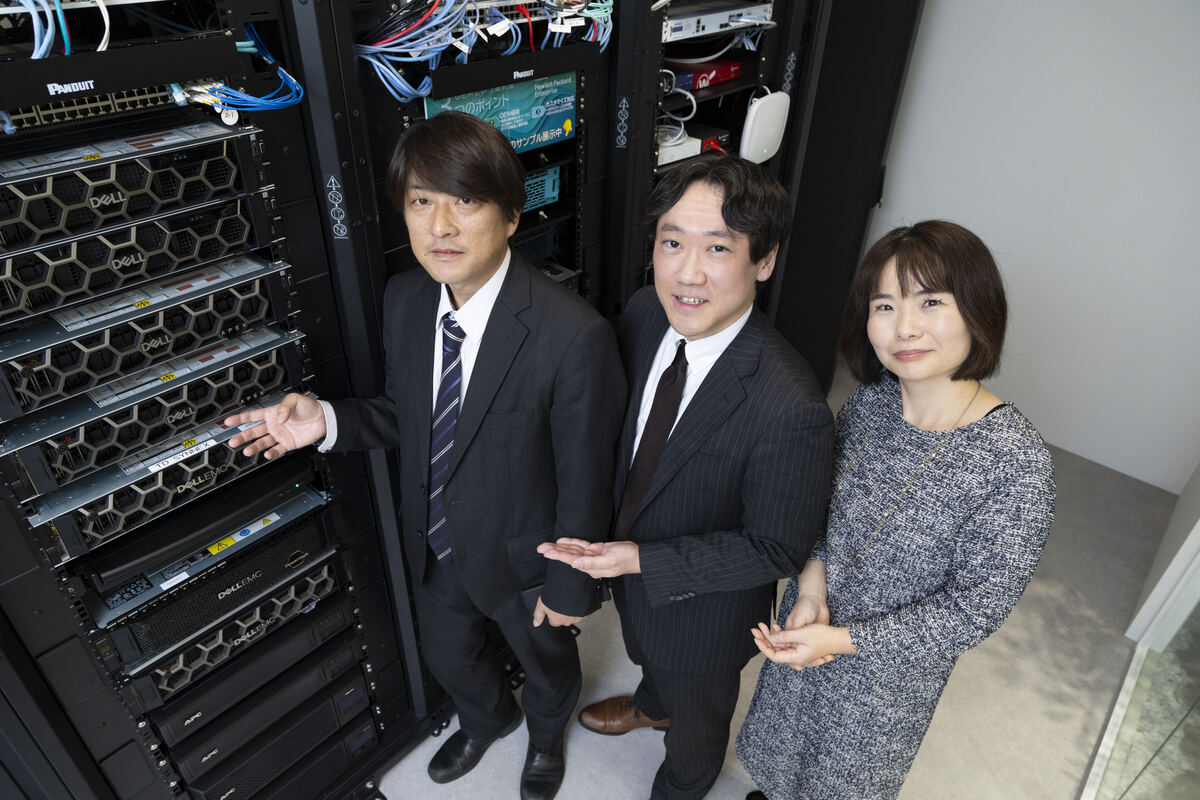 （写真）PoCサーバー室の様子