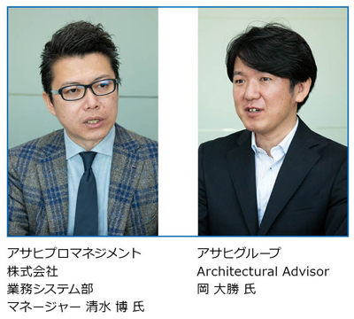 アサヒプロマネジメント株式会社 業務システム部 マネージャー 清水 博氏、アサヒグループ Architectual Advisor1