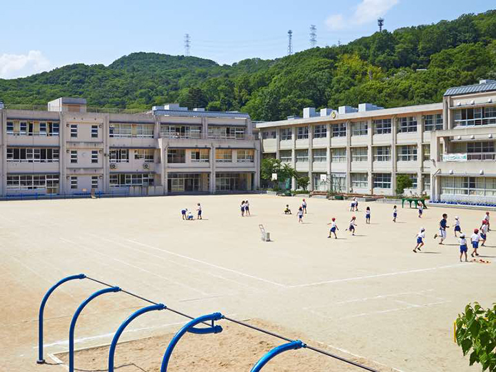 学校の校舎・校庭・体育館