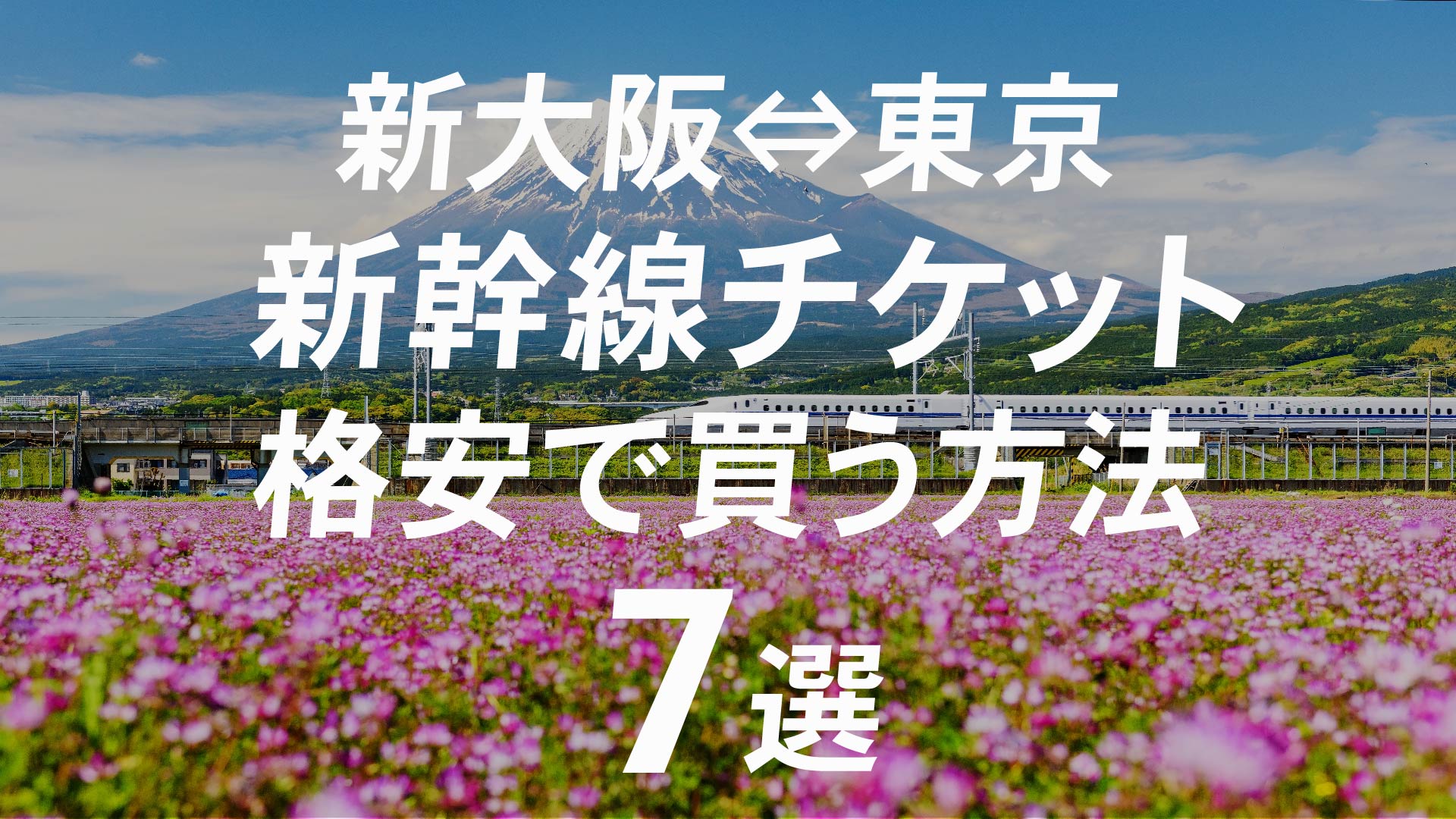 【2023年12月】新大阪⇔東京新幹線チケットを格安で買う方法7選！割引方法を徹底解説