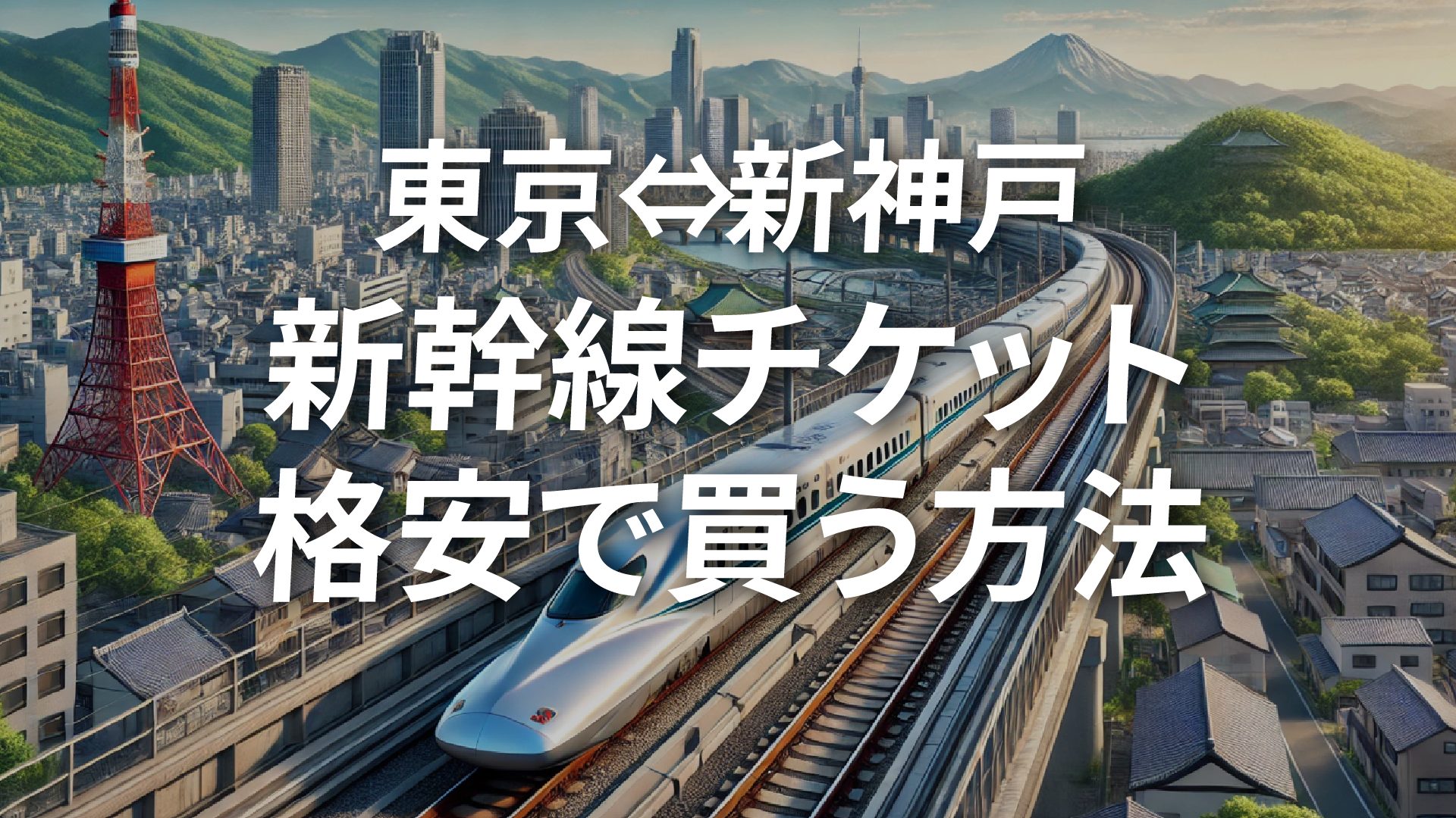 東京⇔新神戸新幹線チケットを格安で買う方法5選！割引方法を徹底解説