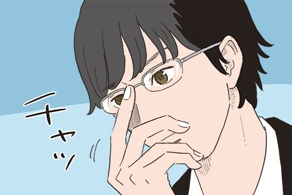 女性がきゅんとするメガネ男子の仕草「メガネの位置を直す仕草」