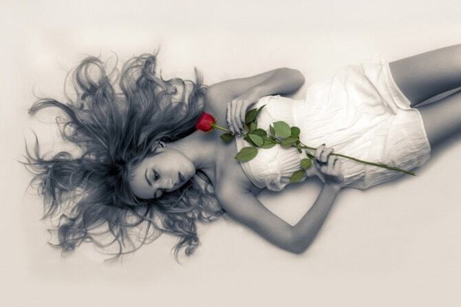 young-girl-rose-man-lady-46171