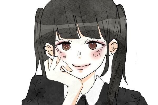 地雷女 イラスト