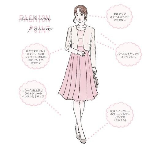 昼の結婚式＆披露宴の服装