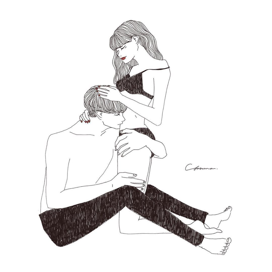 抱き合うカップル