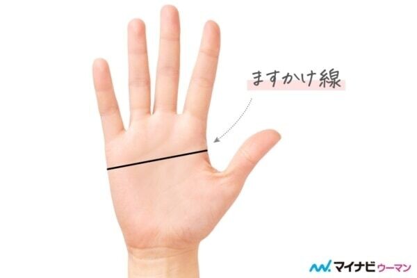 手相のますかけ線とは？