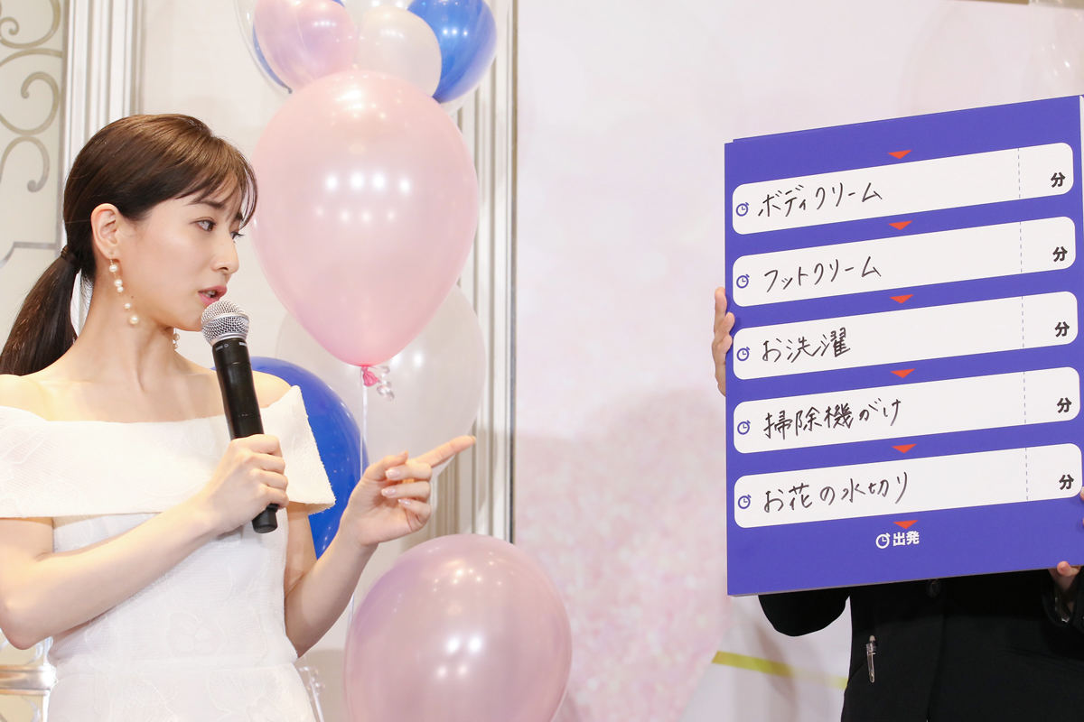 田中みな実さんのモーニングルーティン