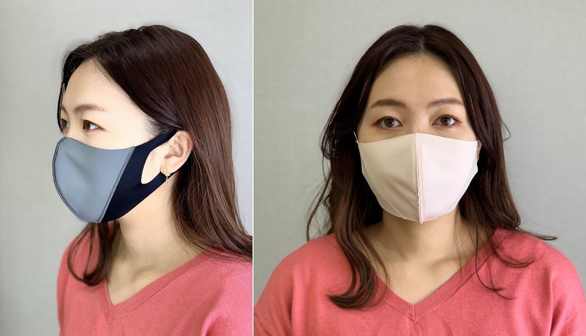 ときわ商会、小顔に見せる夏用立体マスク「小顔シェーディングマスク」発売