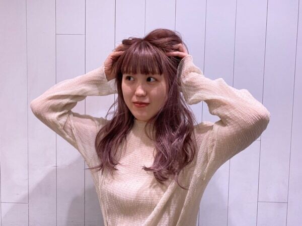 ハーフアップ アレンジ