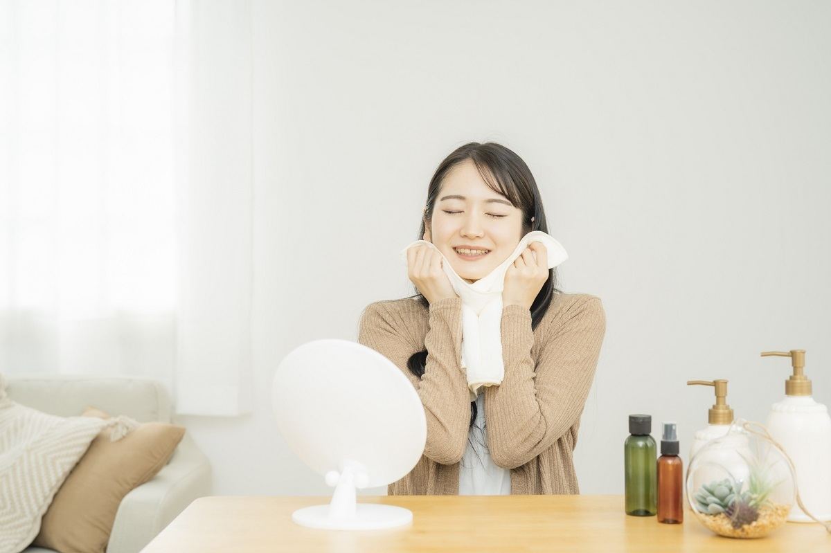 蒸しタオルの肌への効果って?