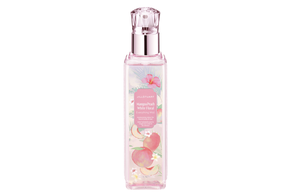 「ジルスチュアート エブリシングミスト マンゴー&ピーチ ホワイトフローラル」(200mL 3,300円)
