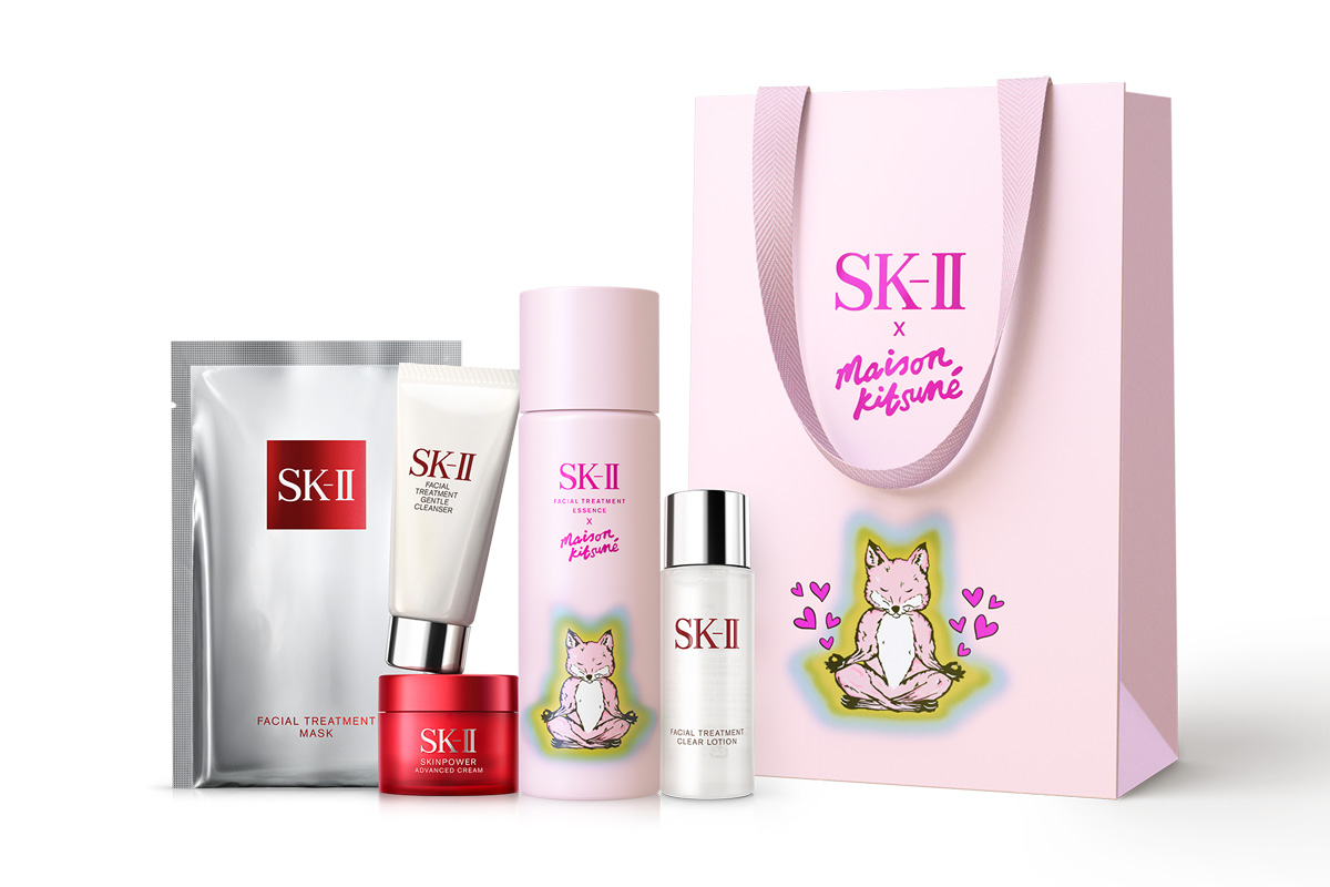 「SK-II×MAISON Kitsuné スプリング リミテッド エディション トライアル キット」(12,650円)