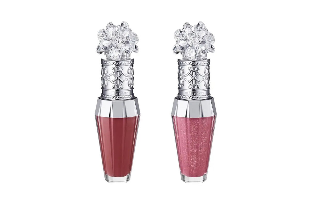 「ジルスチュアート クリスタルブルーム リップブーケ セラム」(3,740円)左：08 majestic dahlia、右：09 smoky protea
