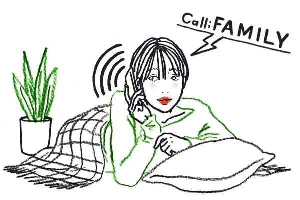 帰省ができない……親との連絡は直接声が聞ける電話で
