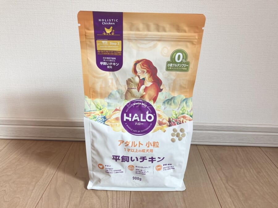 HALO(ハロー) 犬 カロリーオフ 小粒 平飼いチキン グレインフリー 1.8kg