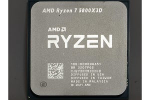 「Ryzen 7 5800X3D」を試す - 比較対象はi9-12900KとR7 5800X、速度と電力に特徴